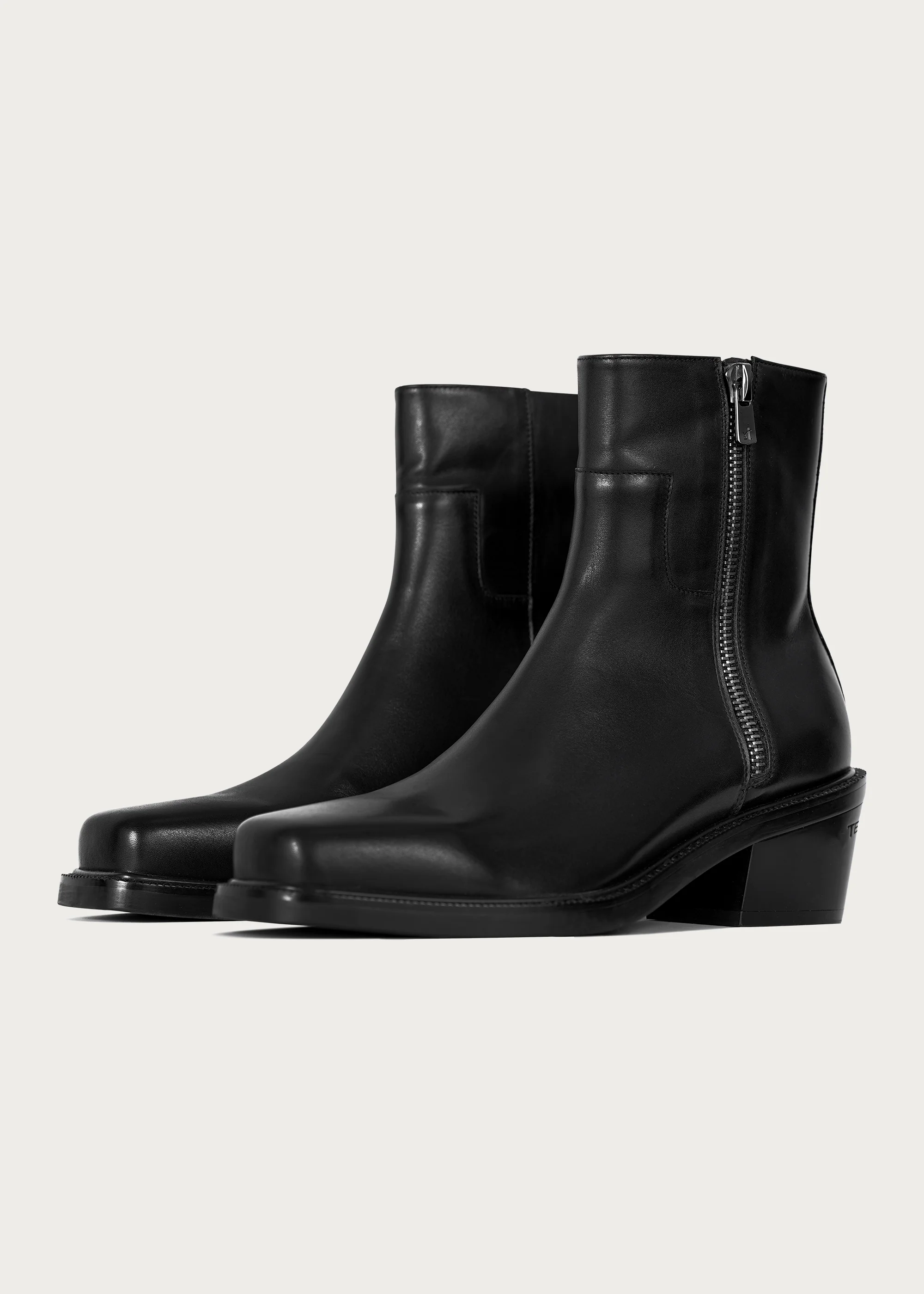 Ankle boots Square-toe Black - Image 4