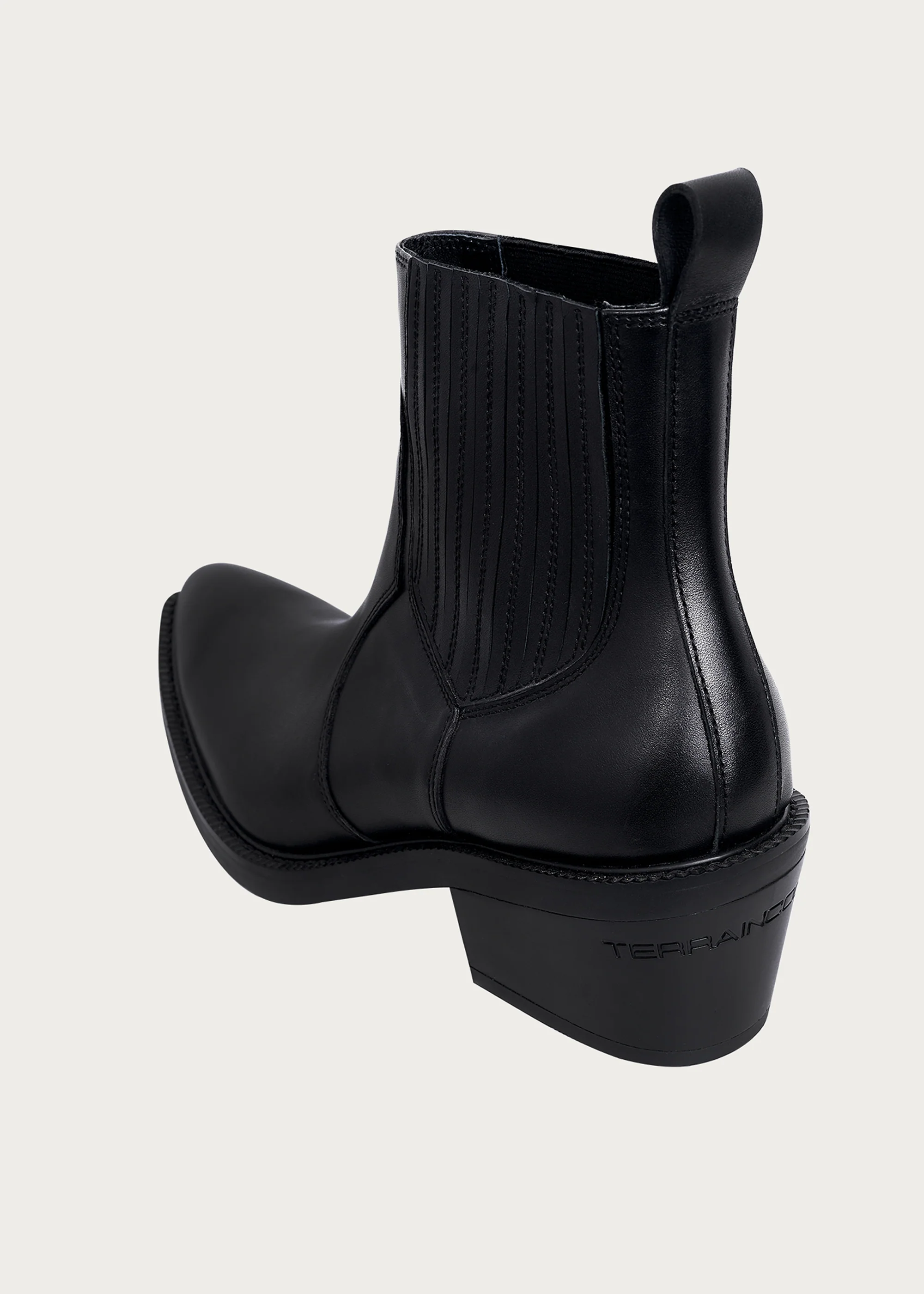 Chelsea boots Pointed-toe Calfskin Obsidian black - Image 5