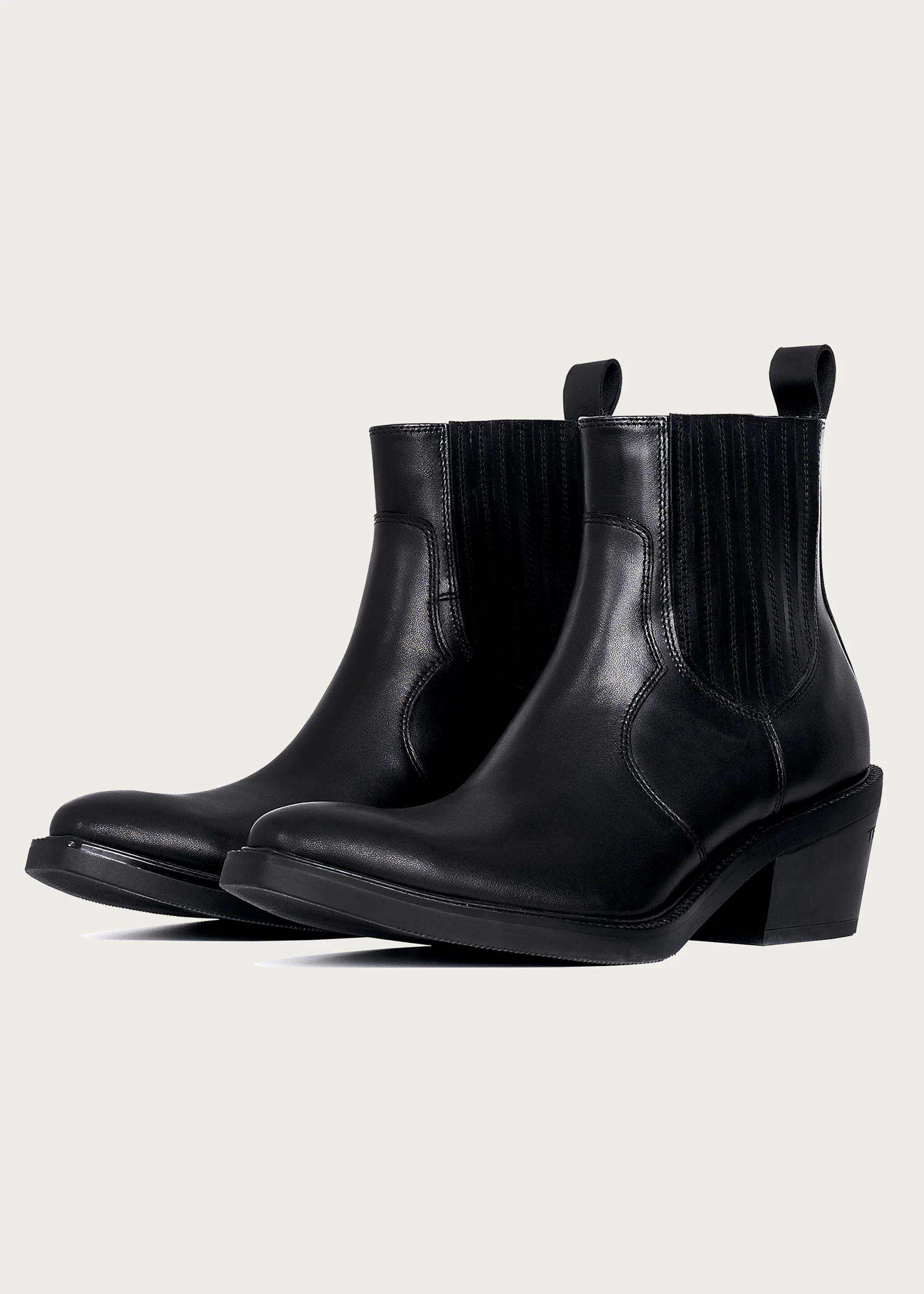 Chelsea boots Pointed-toe Calfskin Obsidian black - Image 6