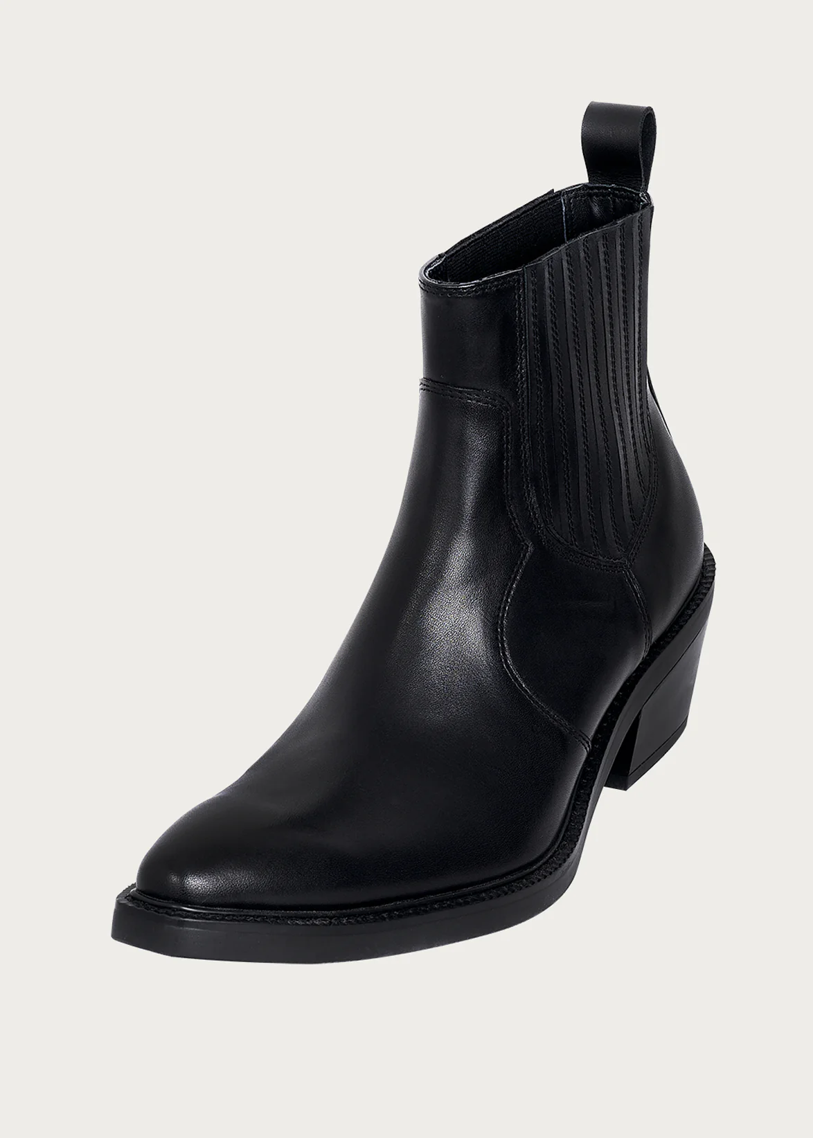 Chelsea boots Pointed-toe Calfskin Obsidian black - Image 7