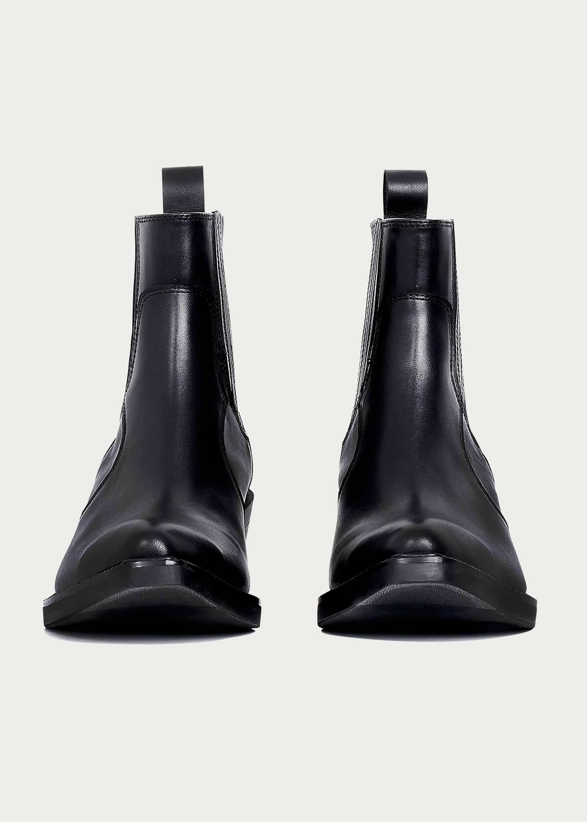 Chelsea boots Pointed-toe Calfskin Obsidian black - Image 8